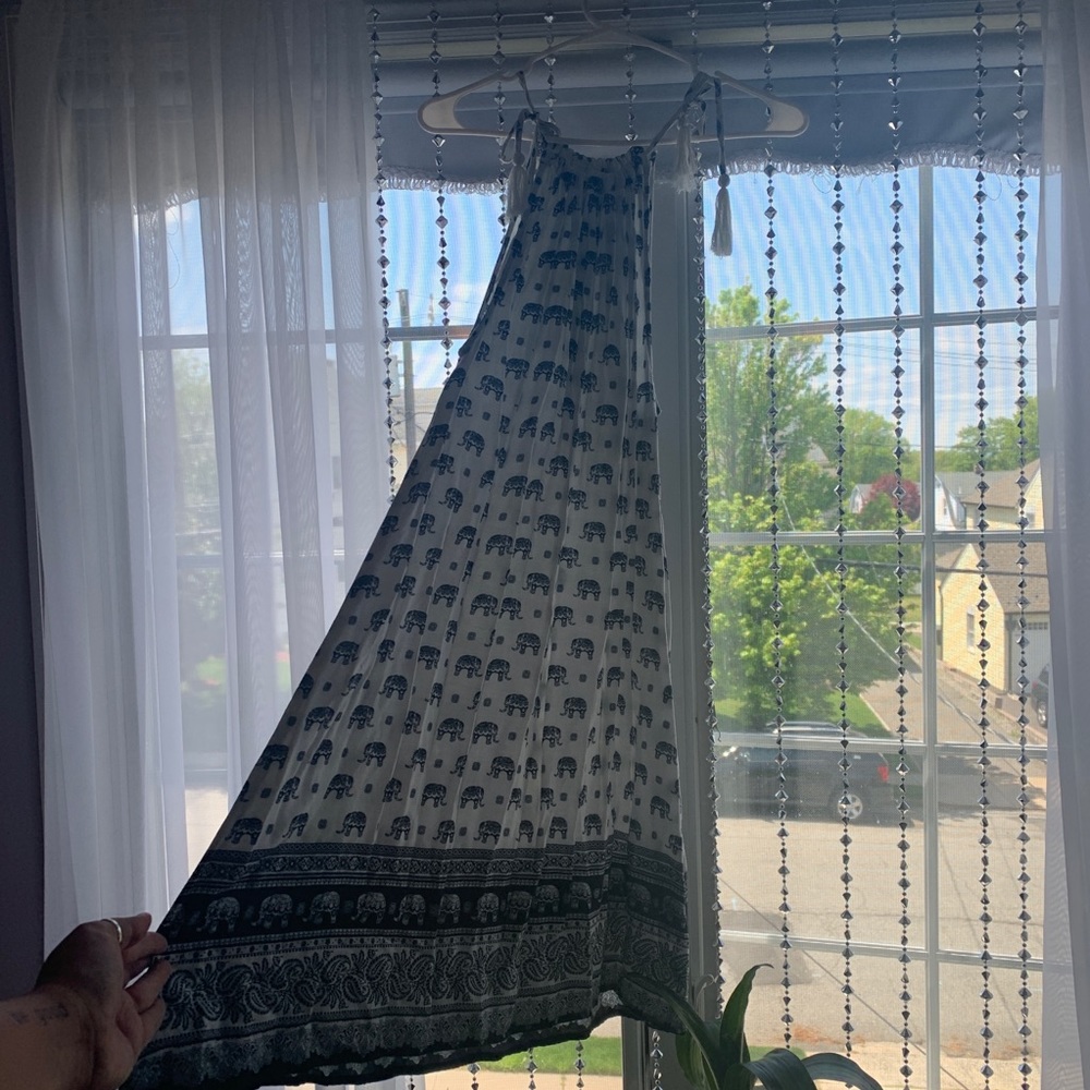 High Neck Elephant Dress